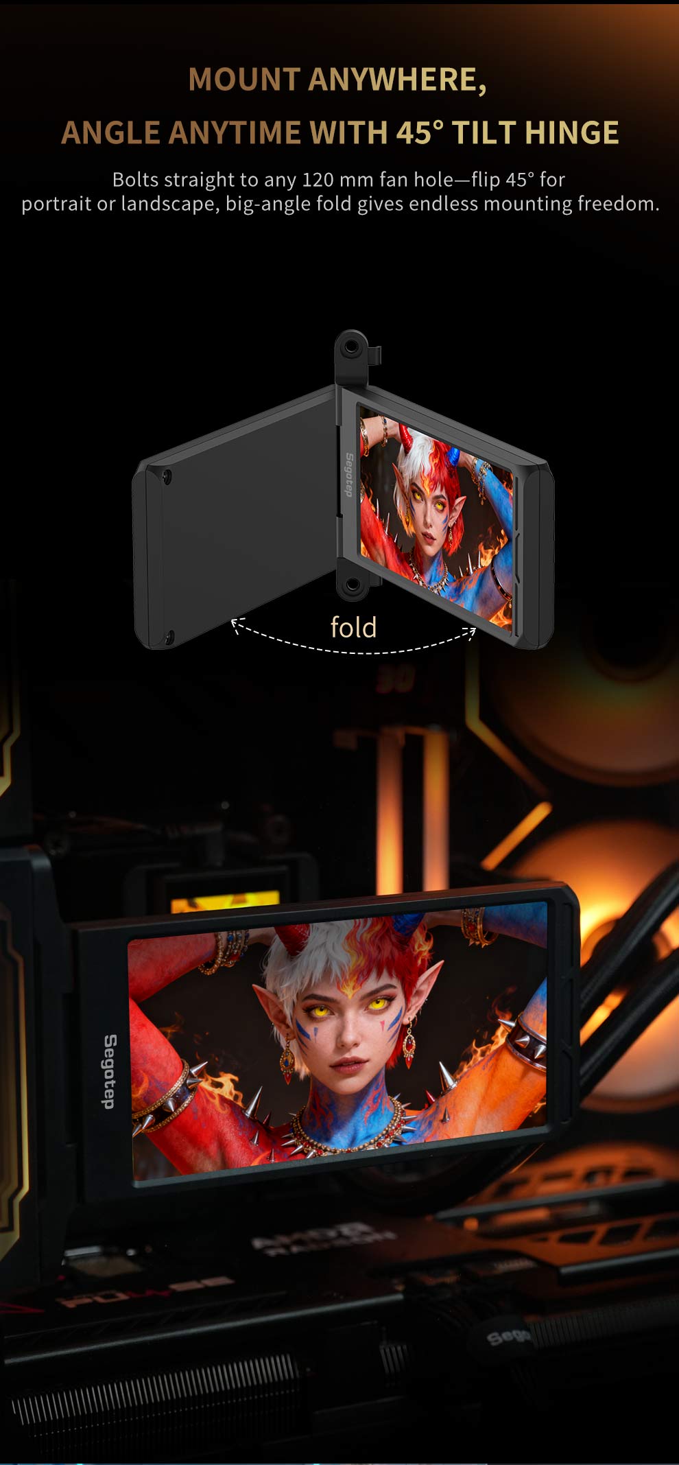 Màn Hình Phụ Segotep HiPHANT Lắp Vỏ Case PC 3 man-hinh-phu-segotep-hiphant-lap-vo-case-pc-2